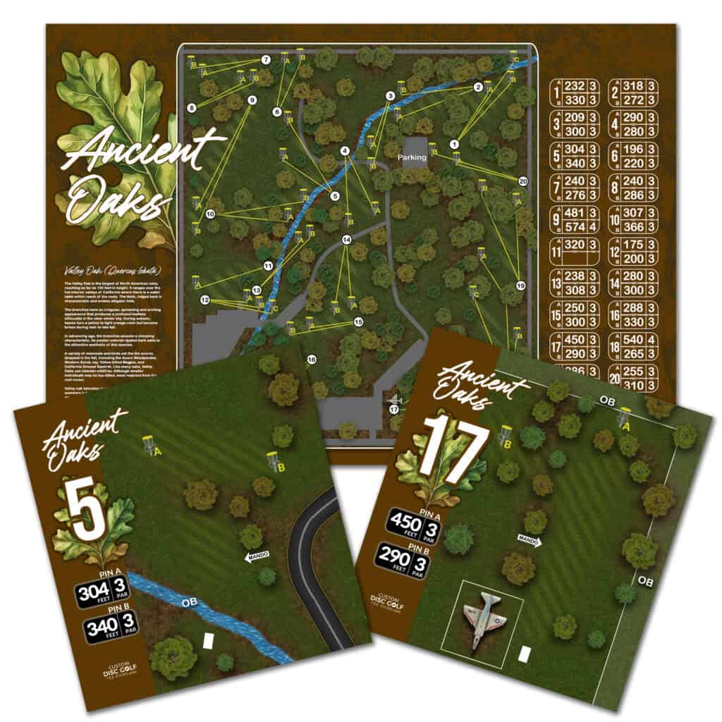 Online Store for Custom Disc Golf Signs and Maps.