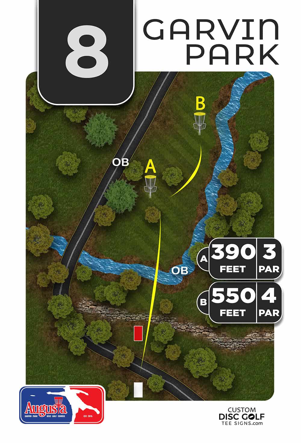 Garvin Park course map