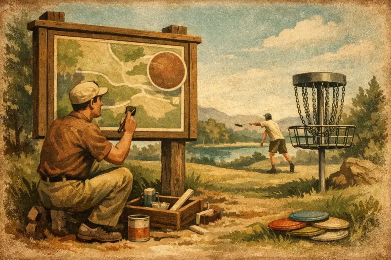 How to Build Branded Disc Golf Signage
