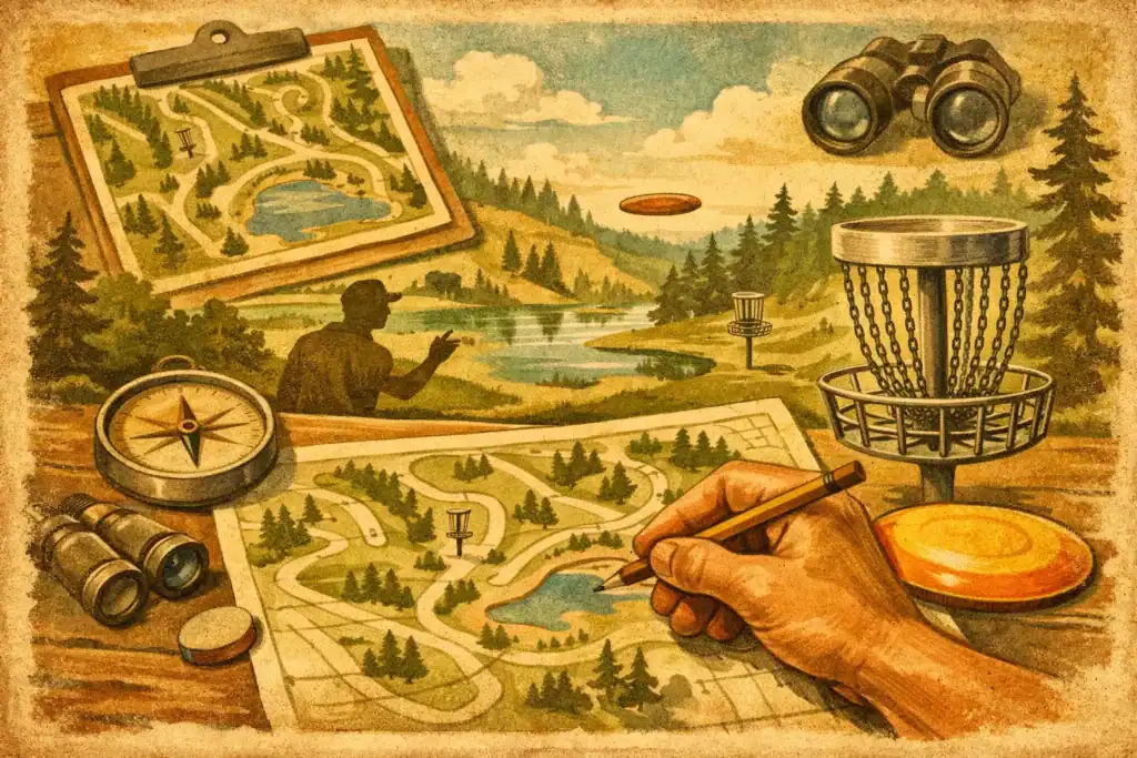 How to Design a Disc Golf Course Map